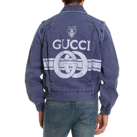 giubbotto jeans gucci uomo|GUCCI .